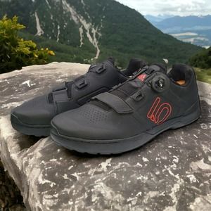 Adidas 5.10 Kestrel Pro BOA Shoes Black and Red Mens Size 12 US Stealth Five Ten